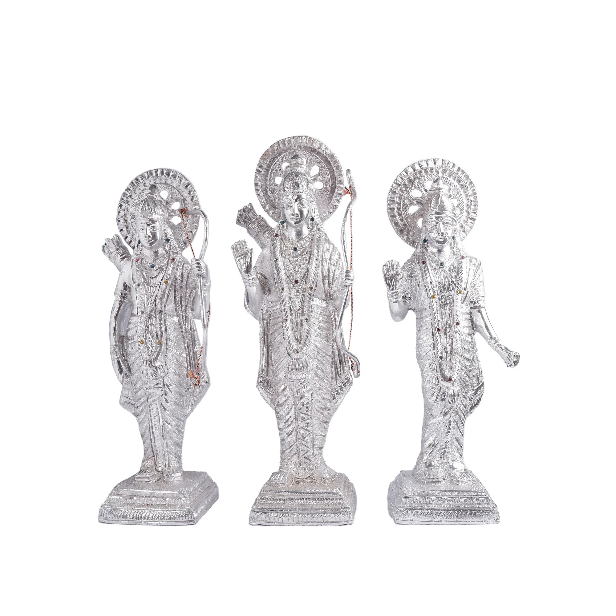 White Metal Ram Darbar Idol (16.1 Inch)