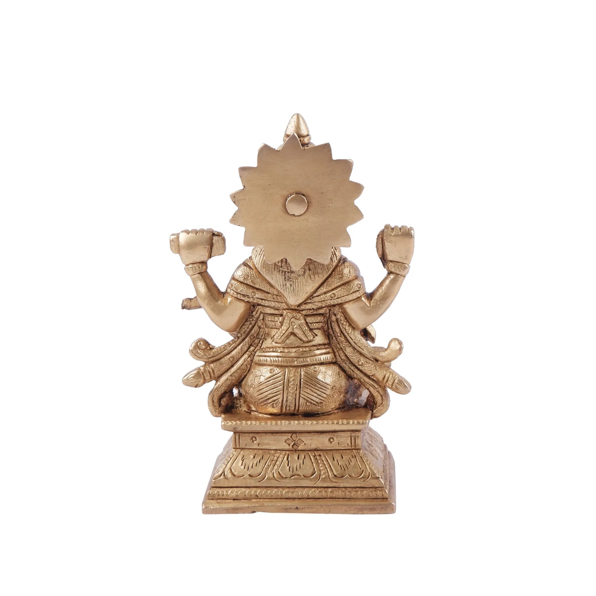 Brass Maa Saraswati Idol (5.5 Inch)