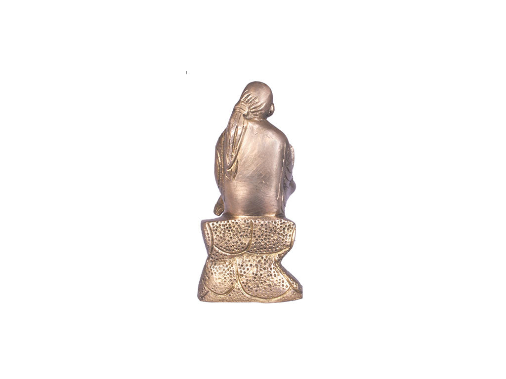 Brass Sai Baba Idol (7.4 Inch)