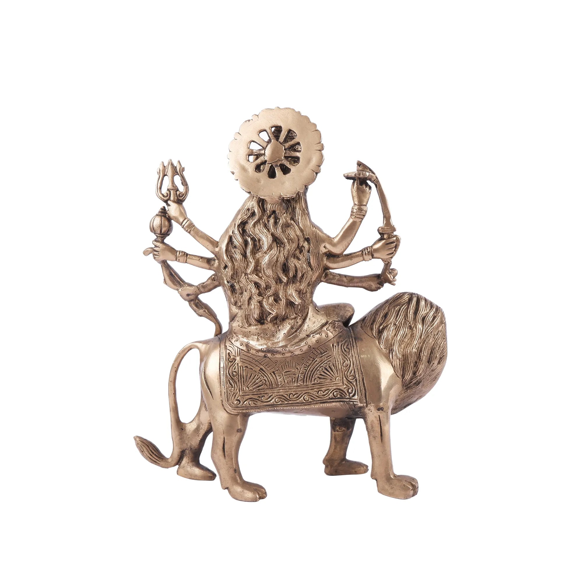 Brass Durga Idol (10.6 Inch)