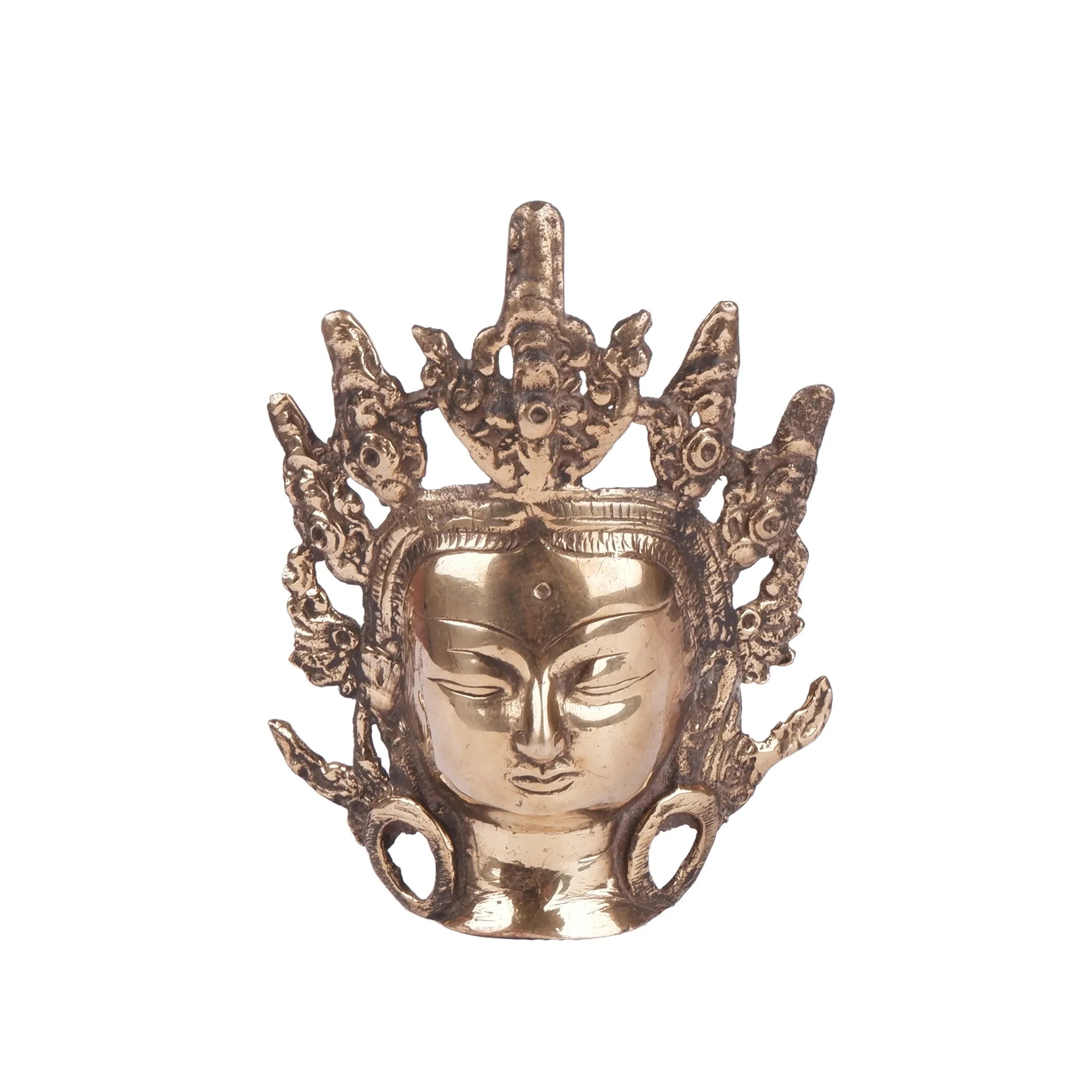 Brass Tara Face (5.5 Inch)