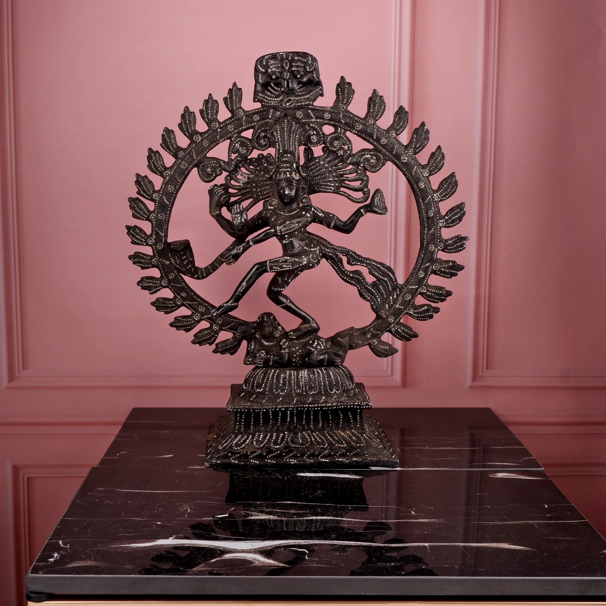 White Metal Natraj (16.9 Inch)