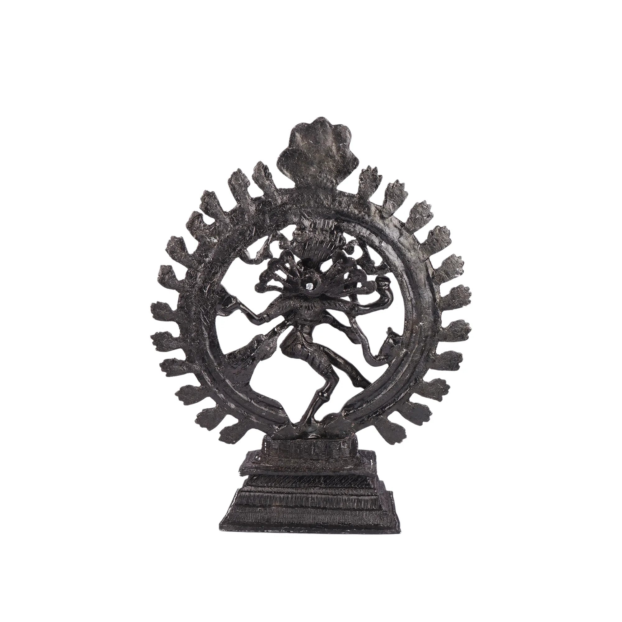 White Metal Natraj Idol (14.9 Inch)