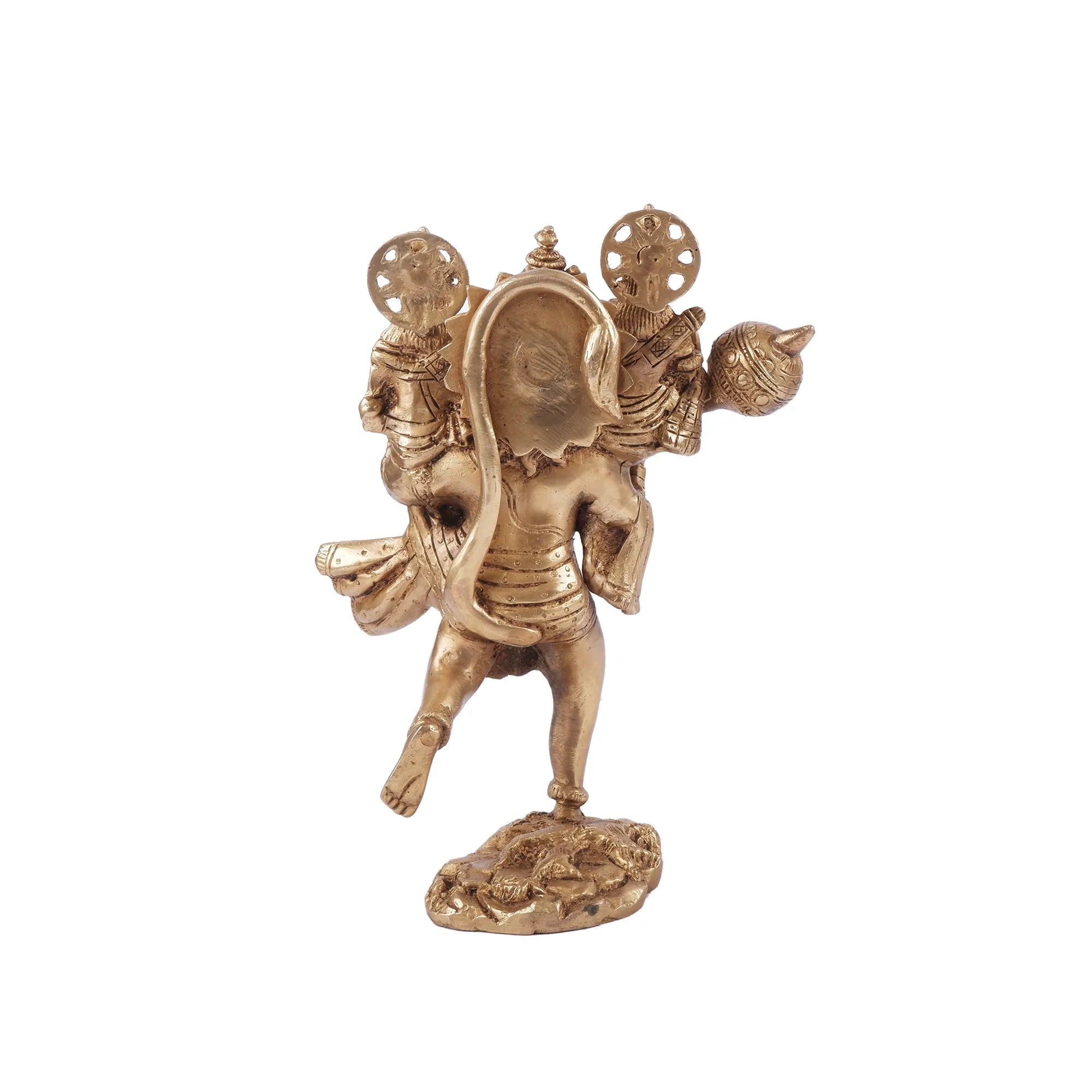 Brass Hanuman Idol (7.8 Inch)