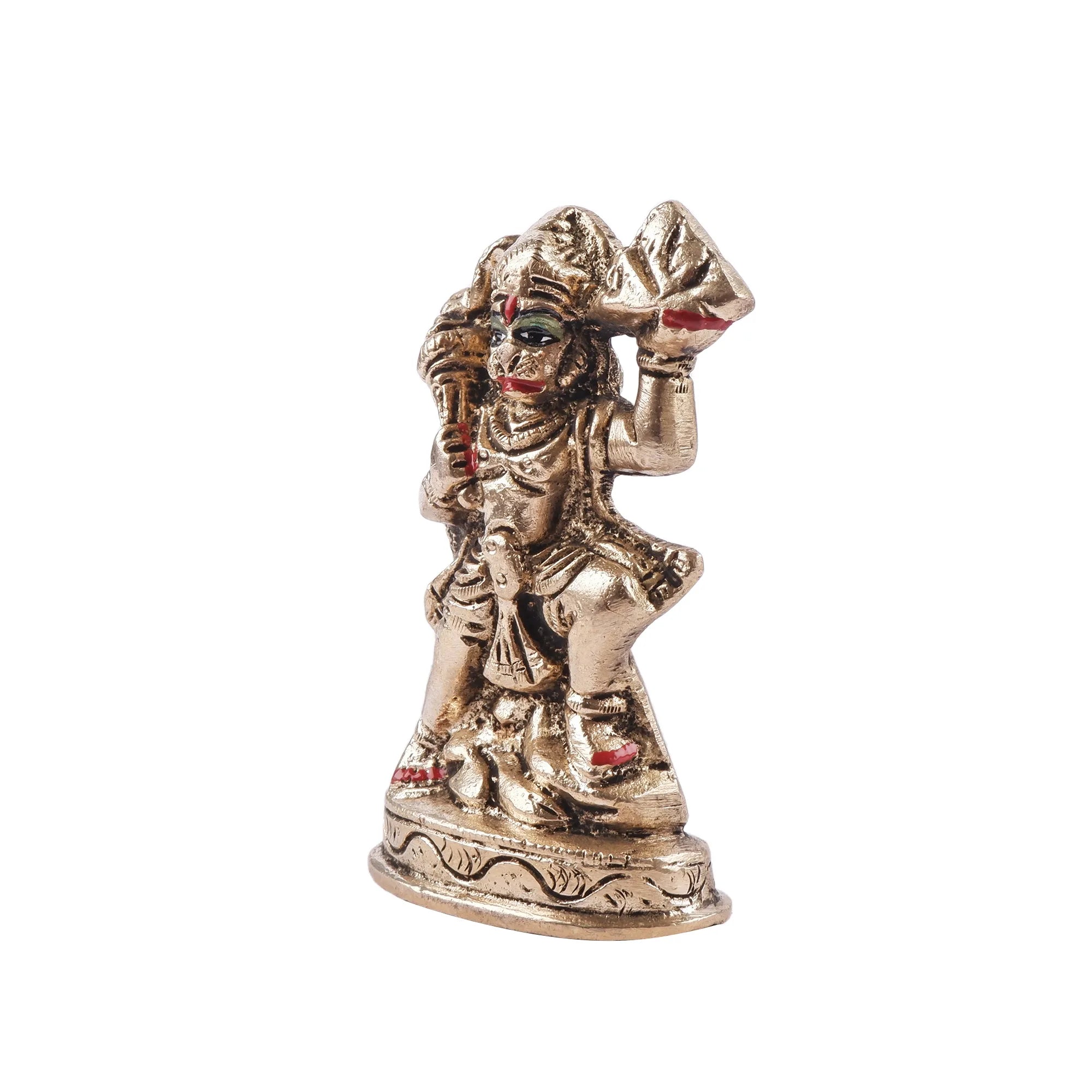 Brass Hanuman Idol(3.5 Inch)