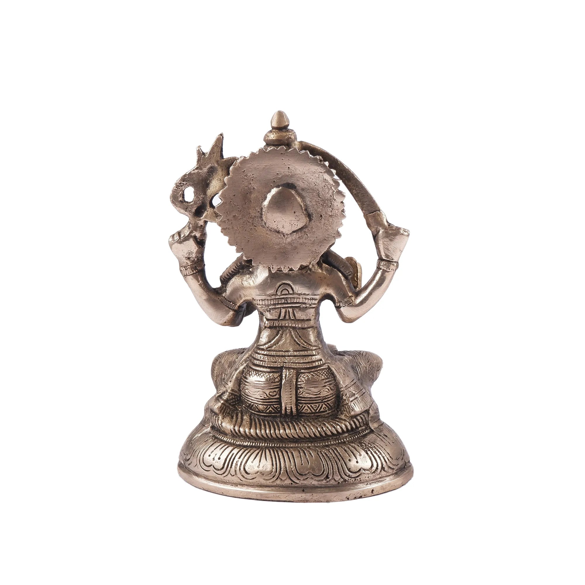 Brass Santoshi Maa Idol (7.8 Inch)