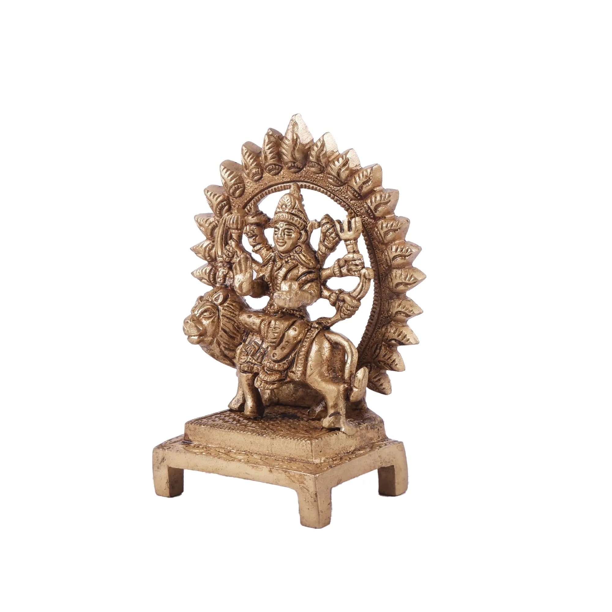 Brass Durga Idol (4.7 Inch)